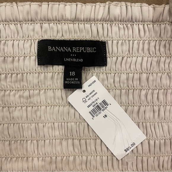 Banana Republic Linen Blend Crop Size 18 New With Tag - Picture 7 of 10